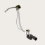 Gessi Слив перелив, Technical Accessories, длина троса, мм 800, цвет белый матовый  01080#279