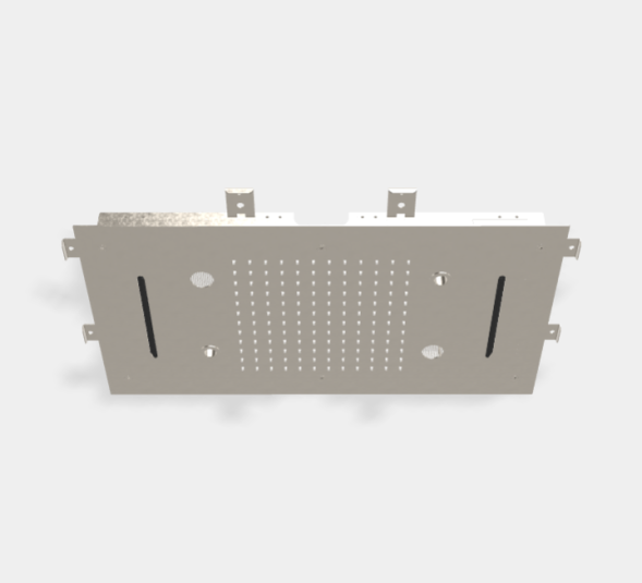 Верхний душ, Fima Carlo Frattini, Showerhead, 700*400, цвет-брашированный никельF2904SN