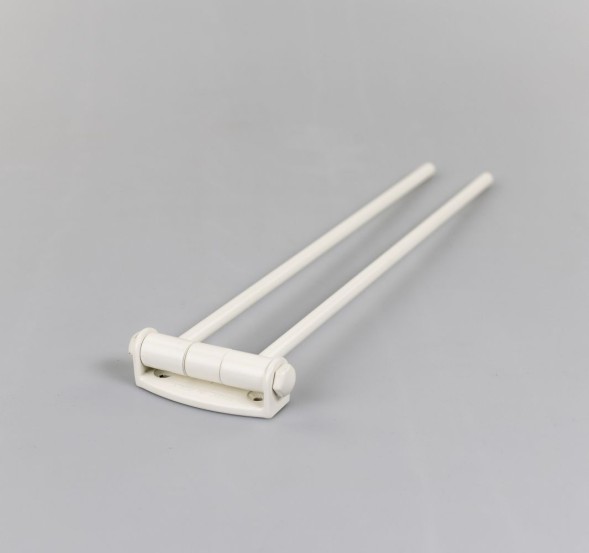 Stil Haus Hashi, полотенцедержатель двойной поворотный, цвет белый матовый