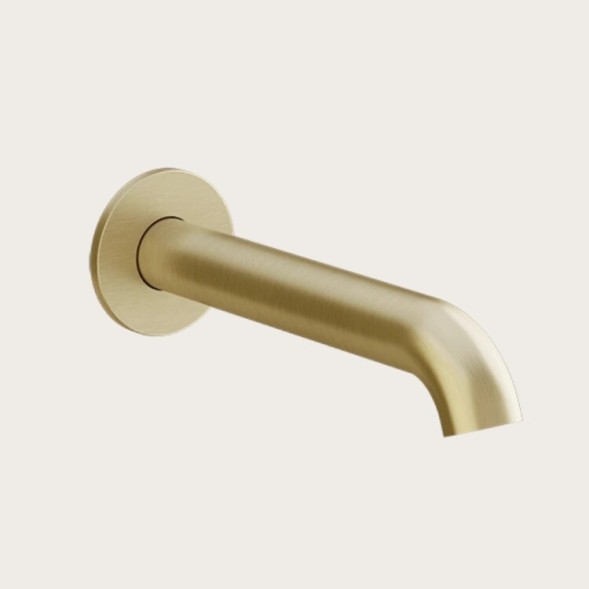 Gessi Излив, Origini, для ванны, цвет Латунь матовая  66103#727