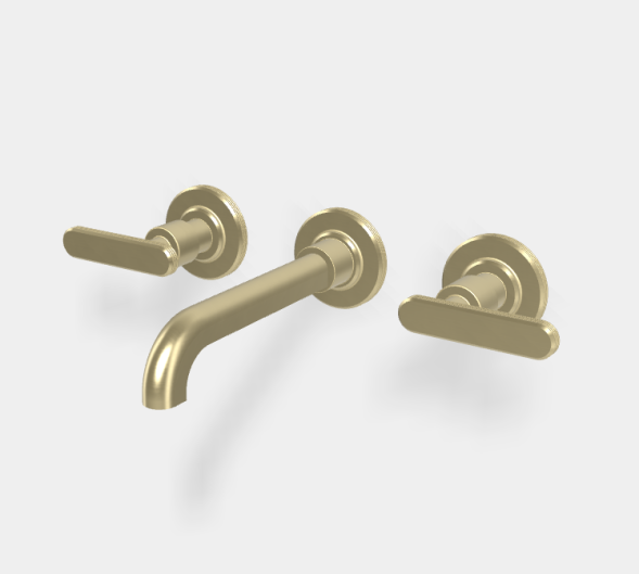 Смеситель для раковины, Fima Carlo Frattini, Park Lane, цвет-шампань брашированная F1331L/5HS