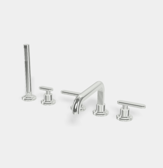 Смеситель для ванны и душа, Fima Carlo Frattini, Park Lane, цвет-хром F1324CR