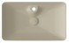 Раковина ISVEA SistemaY Clear накладная ШГВ 644*395*125 отверстия для смесителя 1 цвет слоновая кость матовый 10SY50065-2K