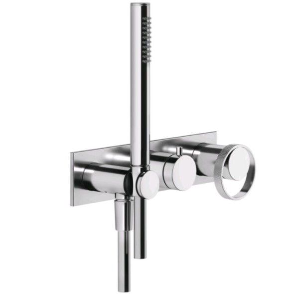 Gessi Смеситель для душа, Anello, на 2 потребителя, цвет хром 63343#031