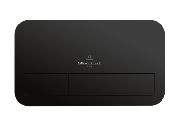 Villeroy&amp;Boch Клавиша смыва, ViConnect, назначение-для унитаза, шгв 253*10*145, цвет-Black Matt 922490AN