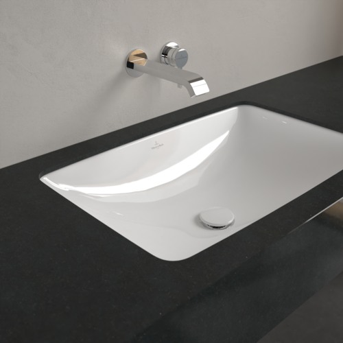 Villeroy&amp;Boch Раковина, Loop&amp;Friends, шгв 615*380*180, отверстия для смесителя-отсутствуют, CeramicPlus, цвет-альпийский белый (белый Alpin) 4A5800R1