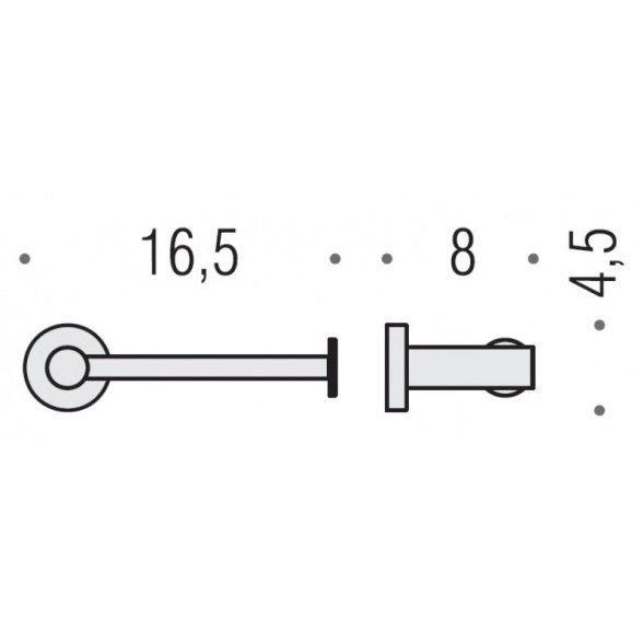 Держатель туалетной бумаги COLOMBO DESIGN PLUS W4908 без крышки цвет хром