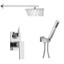 Paini 21CRSET26911SH Комплект для душа Грация на 2 потребителя, с лейкой для душа и верхним душем, встраиваемый, хром