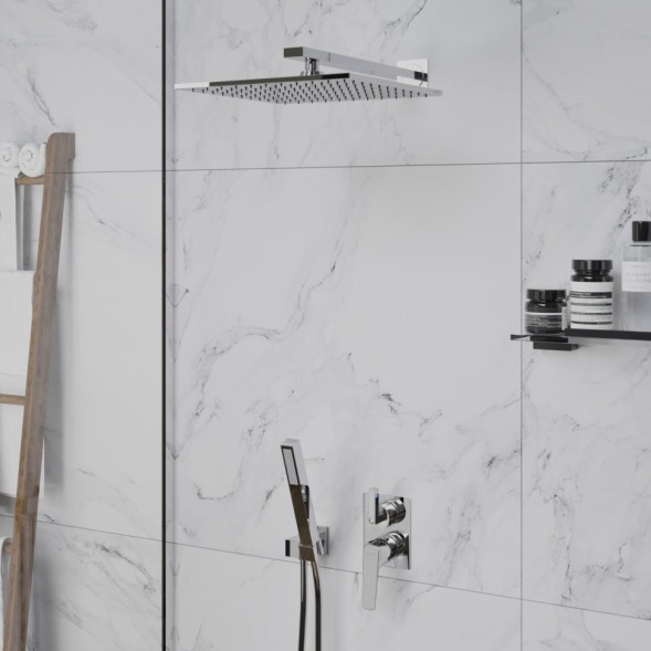 Paini 21CRSET26911SH Комплект для душа Грация на 2 потребителя, с лейкой для душа и верхним душем, встраиваемый, хром