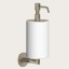 Gessi Дозатор для жидкого мыла, Anello, шгв 75*128*243, цвет дозатора Старинная латунь#белый  63713#713