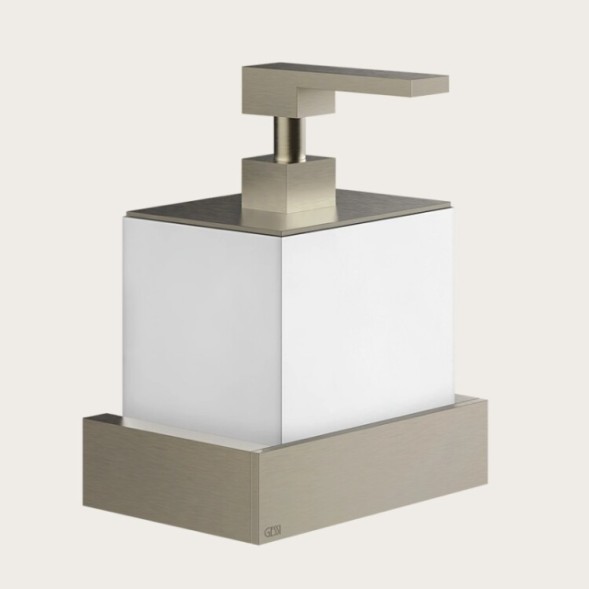 Gessi Дозатор для жидкого мыла, Rettangolo, шгв 140*120*175, цвет хром#белый  20813#031