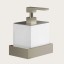 Gessi Дозатор для жидкого мыла, Rettangolo, шгв 140*120*175, цвет хром#белый  20813#031