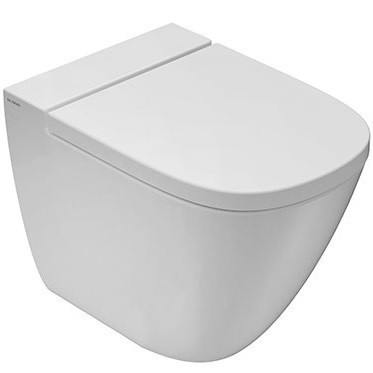 Унитаз GLOBO STOCKHOLM напольный приставной цвет белый LA002BI