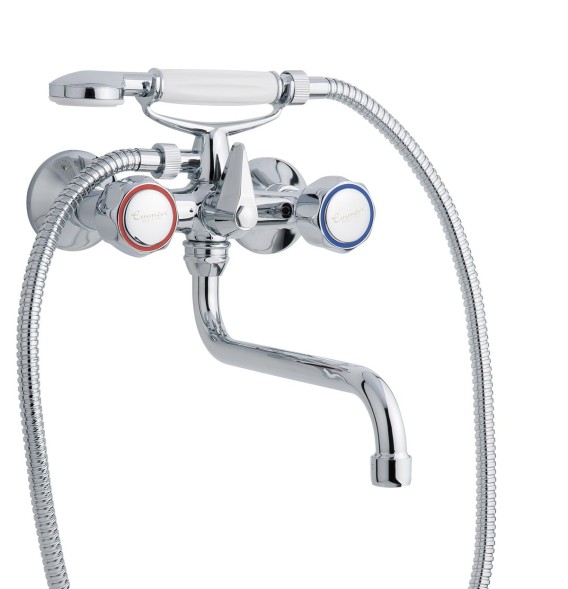 Смеситель Sole с ручным душем для ванной, цвет хром 15011CR