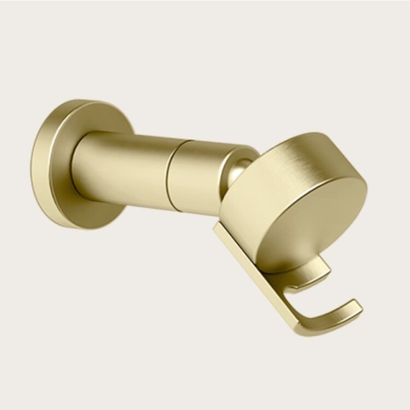 Gessi Держатель ручного душа, VENTI20, шгв 78,5*80*65, цвет брашированный никель 65160#149