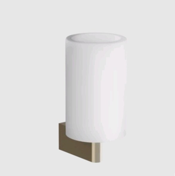 Gessi Стакан, Origini, шгв 75*105*160, цвет белый#черный брашированный металл  66407#707