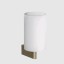 Gessi Стакан, Origini, шгв 75*105*160, цвет белый#черный брашированный металл  66407#707