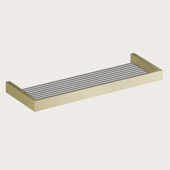 Gessi Полочка для душевых полотенец, Rettangolo, цвет брашированный никель 20950#149
