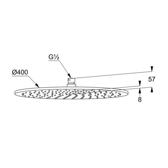 Верхний душ KLUDI A-QA 64340N1-00
