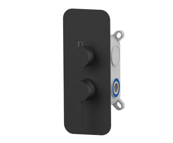 AQG Urban Flow, встраиваемый смеситель для душа на 2 выхода, с дивертером, цвет хром