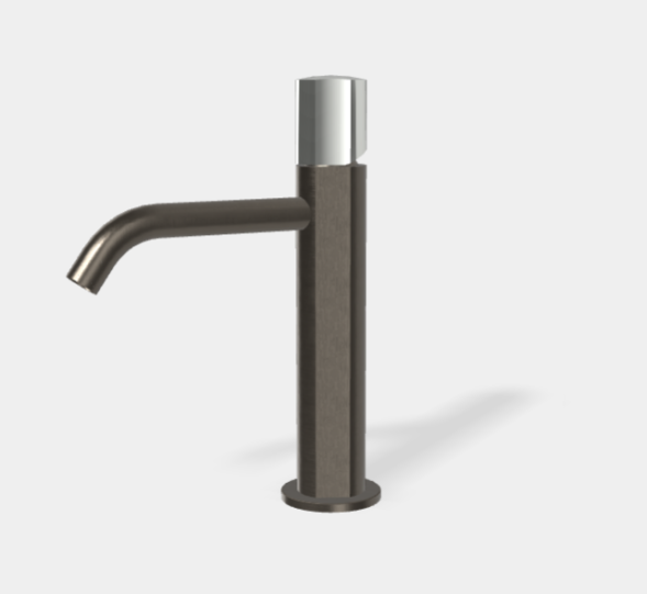 Смеситель для раковины, Fima Carlo Frattini, So, цвет-брашированный черный хром F3181CS