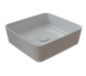 Раковина накладная ISVEA Peak 10PE65040 квадратная 40 см без отверстия для смесителя цвет белый 10PE65040