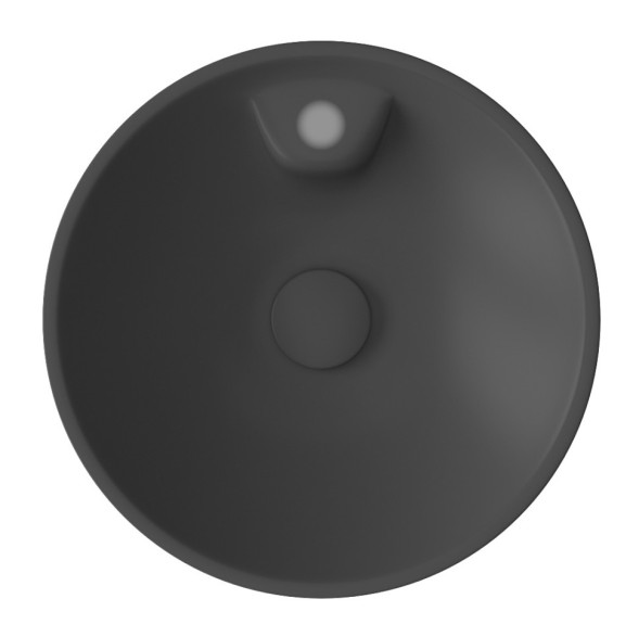 Раковина ISVEA SistemaY Soft накладная ШГВ 450*450*120 отверстия для смесителя 1 цвет антрацит матовый 10SY65045-2C