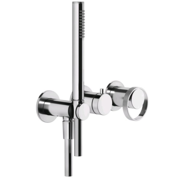 Gessi Смеситель для душа, Anello, на 2 потребителя, цвет хром 63345#031