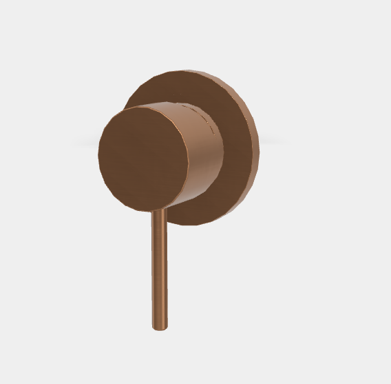 Смеситель для душа, Fima Carlo Frattini, Spillo Up, на 1 потребитель, цвет-бронза брашированная янтарная F3033N1ZS