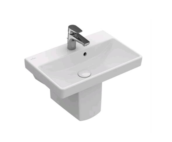Villeroy&amp;Boch Раковина, Avento, шгв 450*370*150, отверстия для смесителя-1, цвет-альпийский белый 73584501