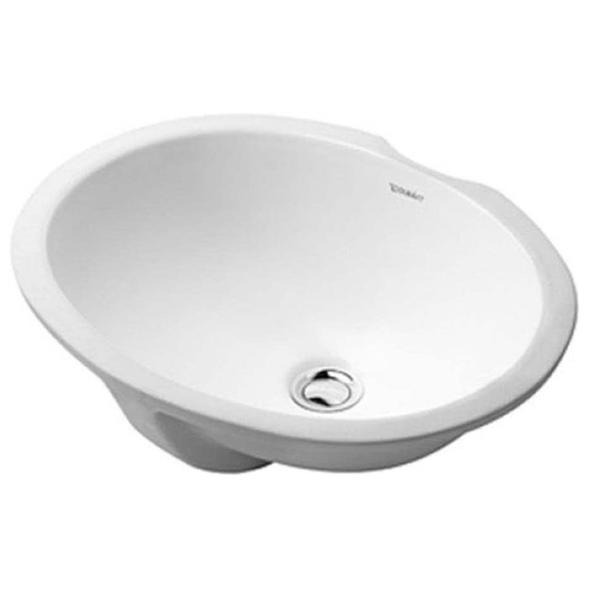 Duravit Раковина, Dune, шгв 575*415*190, отверстия для смесителя-отсутствуют, цвет белый 0481570000