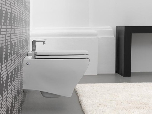 Сиденье с крышкой Artceram Jazz с микролифтом цвет белый/бронза JZA006 01 72