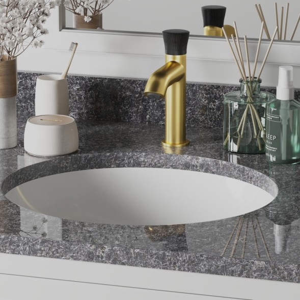 Paini 18PJ205PZ Смеситель для раковины Домус , брашированные золото/чёрный