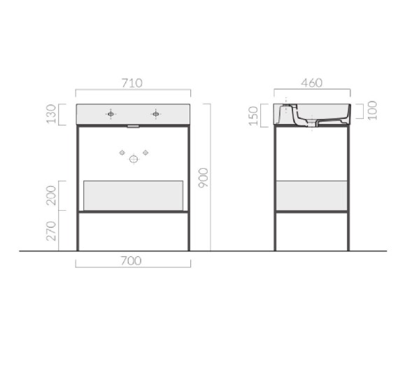 Структура GALASSIA Meg11 PRO 8912 цвет черный матовый