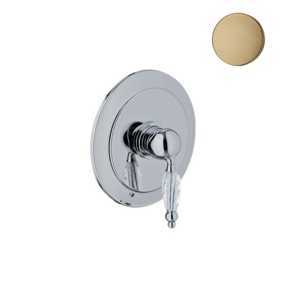 Смеситель для душа встраиваемый Webert Alexandra AL880101065. бронза