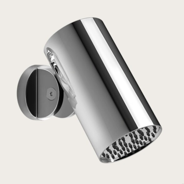 Gessi Верхний душ, Spotwater Flessa, 114, с подсветкой, цвет черный матовый  57703#299