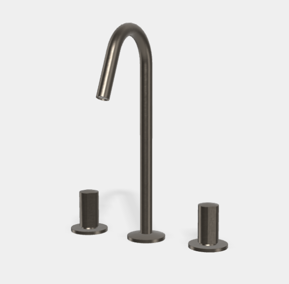 Смеситель для раковины, Fima Carlo Frattini, So, цвет-брашированный черный хром F3191CCS