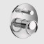 Gessi Смеситель для душа, Anello, на 2 потребителя, цвет хром 63377#031