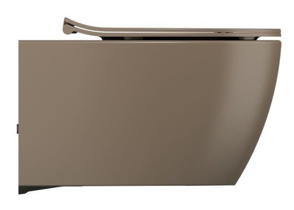 Унитаз ISVEA Sentimenti Neo подвесной ШГВ 363*510*400 цвет коричневый матовый 10AR02010-2H