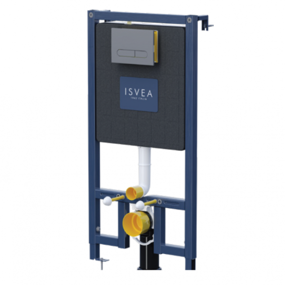 Система инсталляции для унитазов ISVEA Durezza 52DR0201I 100 мм для стен из гипсокартона 52DR0201I