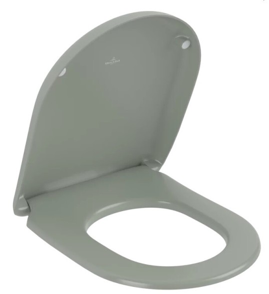 Villeroy&amp;Boch Сиденье для унитаза, Antao, шг 373*445, CeramicPlus, цвет-Morning Green 8M67S1R8