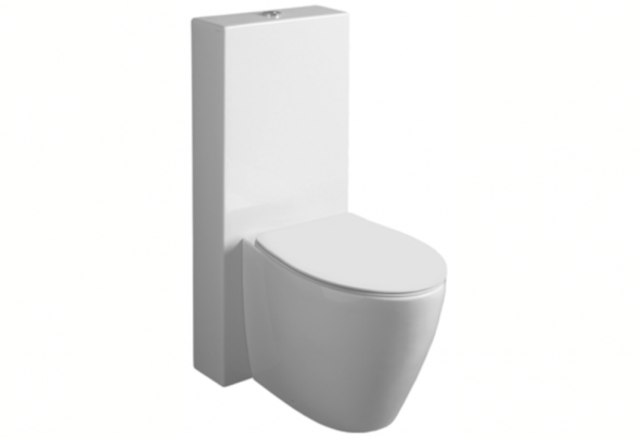 Унитаз SIMAS LFT Spazio напольный приставной цвет белый LFT20