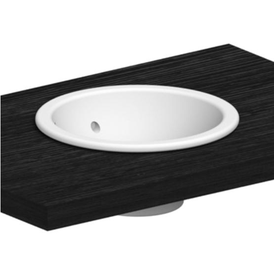 Раковина Scarabeo LAVABI D’ARREDO встраиваемая сверху с переливом без отверстий цвет белый 8021