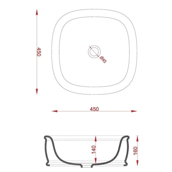 Раковина Artceram Azuley накладная  цвет белый AZL001 01 00