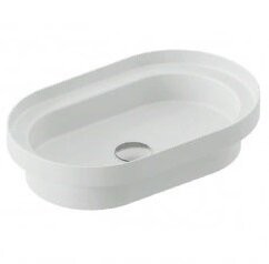 Раковина Artceram Fuori Scala полувстраиваемая без отверстий цвет белый TFL033 01 00