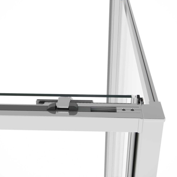 Vincea Душевой уголок Слим Софт (Slim Soft) VSR-1SS9015CL, 1500*900, хром, стекло прозрачное