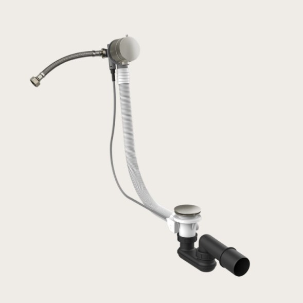 Gessi Слив перелив, Technical Accessories, длина троса, мм 800, цвет брашированный никель 01080#149