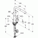 Смеситель KLUDI L-INE S 408510575 для кухни с выдвижным изливом