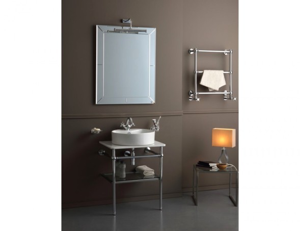 Консоль Stil Haus Marte, для ванной комнаты с раковиной, цвет золото