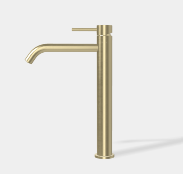 Смеситель для раковины, Fima Carlo Frattini, Spillo Up, цвет-брашированный шампань F3031/HXSHS